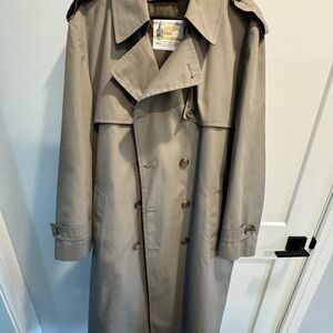 London Fog Men's Gray Trench Coat